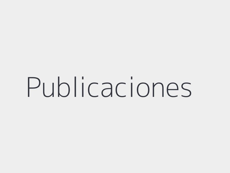 Publicaciones